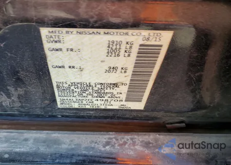 2015 Nissan Altima 2.5 S z USA, uszkodzony, nr VIN 1N4AL3AP2FC498708